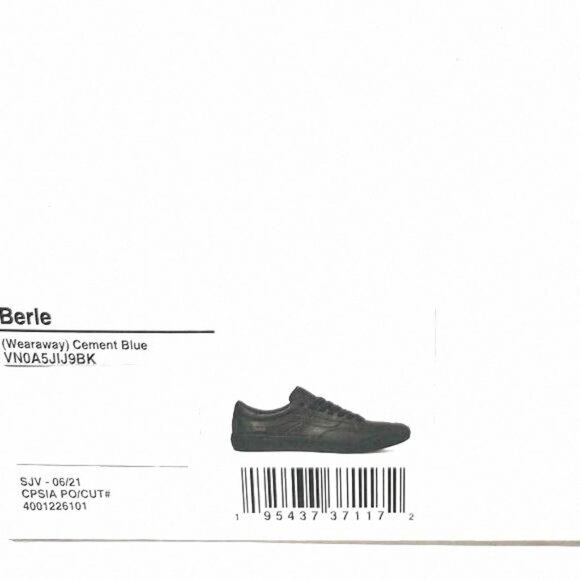 💖MEGA SALE💖Vans Berle Skateboarding Casual Women Black VN0A5JIJ9BK Leather - Picture 9 of 10